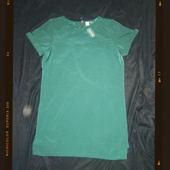 Long blouse dress with front pocket - Picture 1 of 6